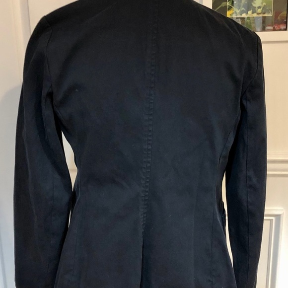 Lands' End Navy, Military style Petite Jacket, 10P - Picture 4 of 5